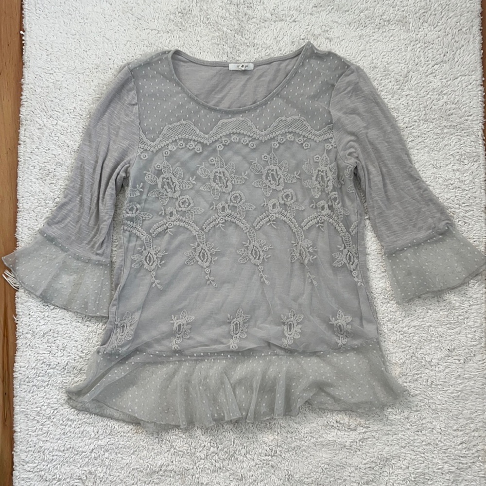 Maurices light grey tunic top